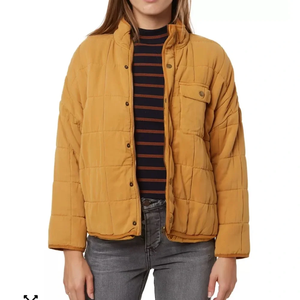 O’Neill Mable quilted jacket. Women’s size medium. Golden yellow color - Picture 6 of 6